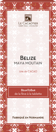 Tablette Belize Maya Mountain (noir 72%) - BeanToBar