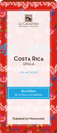 Tablette Costa Rica Upala (noir 72%) - BeanToBar